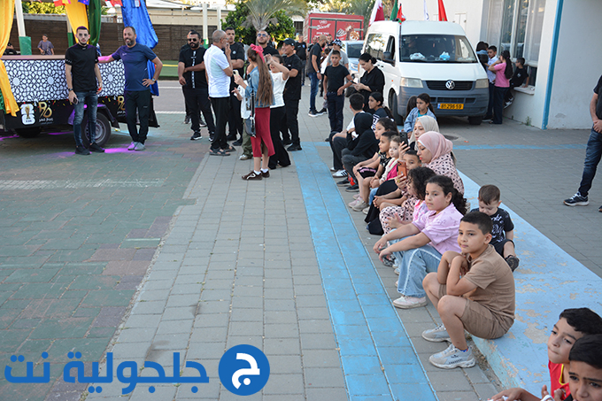موكب كأس العالم المتجول في جلجولية برعاية جمعية غيث